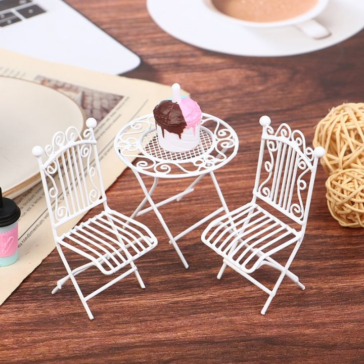 european-style-miniature-metal-white-table-chair-for-1-12-dolls-house-room-garden-furniture-furniture-protectors-replacement-parts-furniture-protector