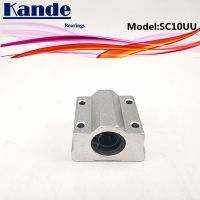 Kande Bearings 2pcs SC10UU SCS10 UU Linear motion Ball Bearing Slide block bushing for 10mm SC10 SC