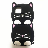 สำหรับ OPPO A15 Case 3D น่ารักการ์ตูนหมูแมวซิลิโคนอ่อนนุ่มกรณีโทรศัพท์สำหรับ OPPO A15S Case
