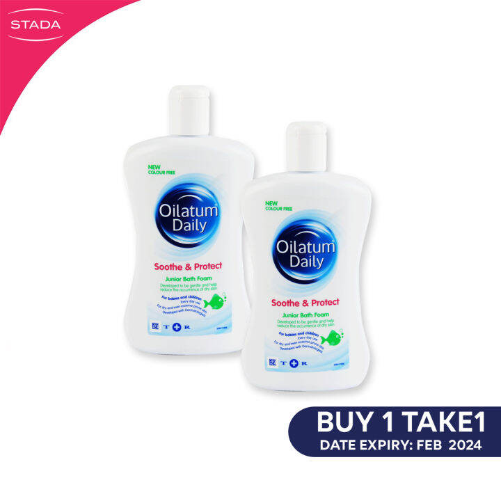 BUY 1 TAKE 1 Oilatum Baby Bath Foam 300mL for Sensitive/Dry/Itchy Skin Lazada PH