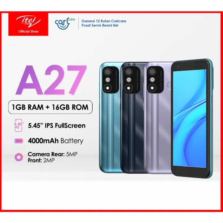ITEL OFFICIAL Itel A27 1/16GB Android Smartphone | Lazada Indonesia