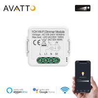 ✠ AVATTO WiFi Dimmer SwitchTuya Smart LED Light Dimming Switch Module 2 Way 2 Gang APP Remote Control Work with Alexa Google Home