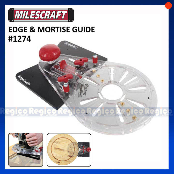 Milescraft Edge and Mortise Guide for 13mm Shank Plunge Router 1274