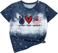 Kid Toddler Shirts 4th of July 3D Graphic Printed Tees Boys Girls Novelty Fashion Short Sleeve T Shirts Unisex Casual Tops Features: Big Sister Long Sleeve Shirt Toddler (Dark Blue, 10-12 Years)