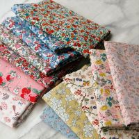 145x50cm New Pastoral Floral Cotton poplin Fabric DIY Childrens Wear Cloth Make Bedding Quilt Decoration Home