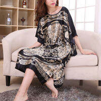 ฤดูร้อนของผู้หญิงผ้าไหมมารยาทใกล้เสื้อคลุมสีดำเลดี้ชุดอาบน้ำ Nightgown เสื้อคลุมอาบน้ำชุดนอน Mujer Pijama ดอกไม้