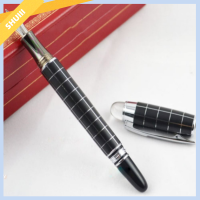 PDWATCHES แปลงการออกแบบที่หรูหราปากกาสี่เหลี่ยมสีดำเรียบปากกาหมึกซึมคลาสสิกสำนักงานปากกาสี่เหลี่ยมสีดำ