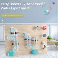 AAAMontessori บอร์ดไม่ว่าง,ก๊อกน้ำเครื่องประดับ Diy ท่อตัวอ่อน Busyboard เด็กวัยหัดเดินพื้นฐานทักษะชีวิตของเล่นการเรียนรู้ของเล่นเพื่อการศึกษาต้น