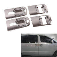 6Pcs/Set Car ABS Chrome Door Handle Bowls Cover for Hyundai Grand Starex H1 I800 2018-2020 Car Accessories