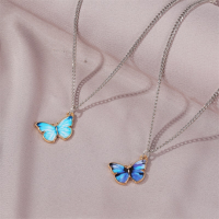 Exquisite Fashion Ladies celet Butterfly Combination Gold celet Necklace Couple Girlfriends Jewelry Accessories Gift Candy Jewelry