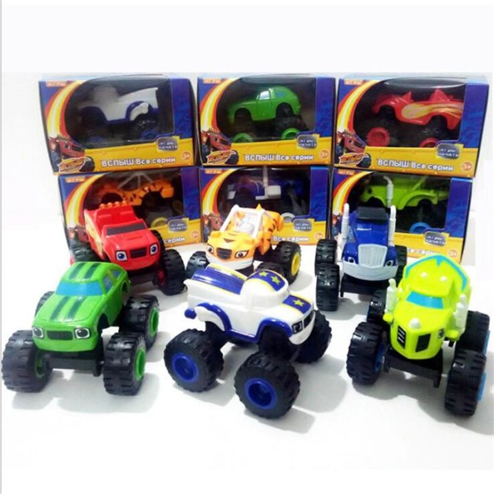 Hot Sell Anime Blaze Monster Machines Cartoon Pvc Car Toy Action Figure  Model Children Birthday Gifts | Lazada
