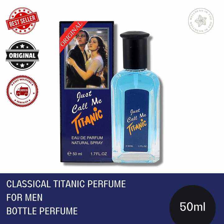 Classical Titanic Perfume For Men 50ML (Eau de Parfum Natural Spray) Floral Scent Long Lasting