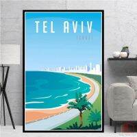 ❇♀ โปสเตอร์พิมพ์ลาย Taksim Tel Aviv Toronto สไตล์นอร์ดิกสําหรับตกแต่งผนัง