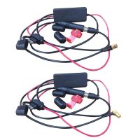 ✜❏♂ Car Radio FM/AM Antenna DAB Receiver 3 In 1 Universal DC12V-24V Auto DAB Signal Amp Amplifier Booster For Marine Car Vehicle