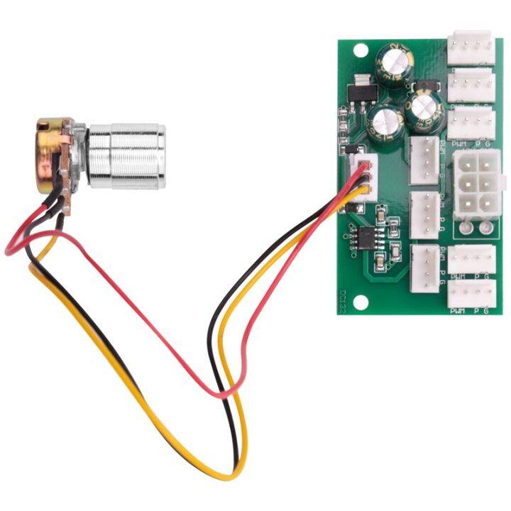 computer-case-miner-fan-speed-controller-8-channel-fan-hub-pwm-high-power-violent-fan-controller-fan-speed-governor