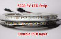 [ANYA Auto Parts] ไม่กันน้ำ60led /M 5M Led Strip Light Tape DC5V 3528 Smd สีขาว RGB รถคอมพิวเตอร์ทีวี Light เทปยืดหยุ่น