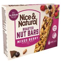 Free Shipping Nice and Natural Muesli Bar Mixed Berry 192g. Cereal Breakfast