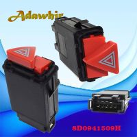 Launch of new products High Quility 8D0941509H for AUDI A4 B6 B7 9Pin Hazard Emergency Light switch Car Hazard Warning Indicator Flasher Relay Button