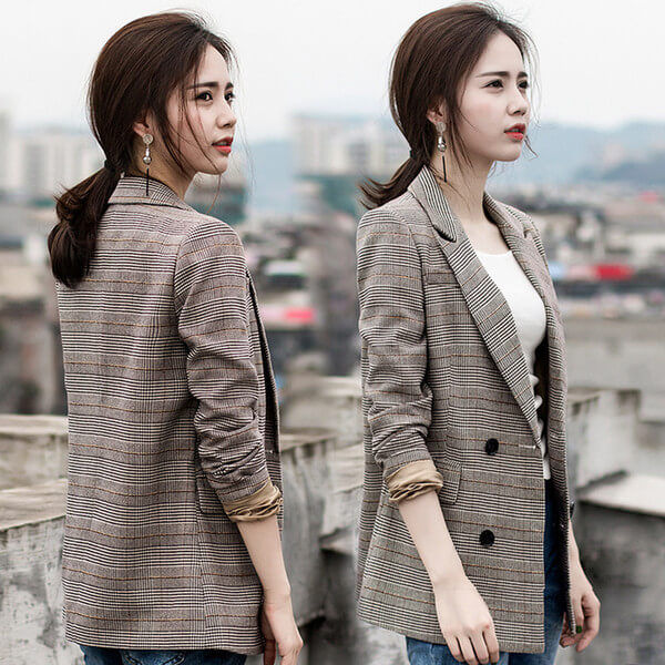 Áo khoác vest nữ hàn quốc duyên dáng ấm áp  Thời trang  Việt Giải Trí
