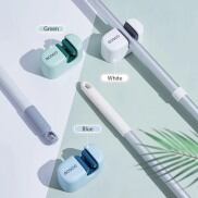 Móc treo cây lau nhà, móc treo chổi chà sàn nhà tắm dán cường lực ECOCO