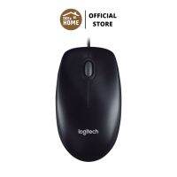 [มีประกัน] Logitech โลจิเทค USB Optical Mouse รุ่น M100R สีดำ