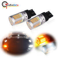 Canbus Error Free Dual Color T20 7443 21W LED WhiteAmber Daytime Running Light DRLTurn Signal Light For 2015-up Ford Mustang