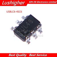 50pcs USBLC6-4SC6 SOT23-6 USBLC6 SOT USBLC6-4SC UL46 WATTY Electronics