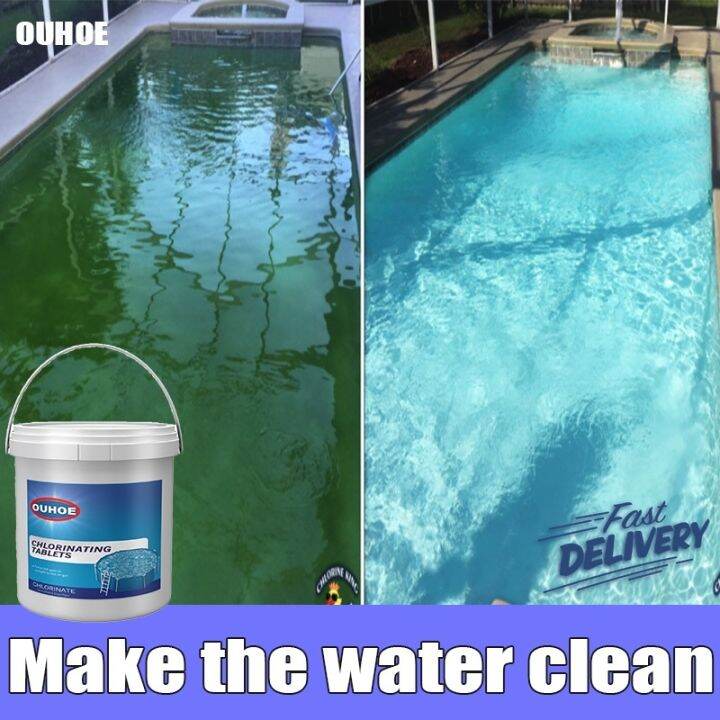 Pool Clarifier for Cleaning 300pcs Chlorine Tablet Applicator Dispenser Lazada PH