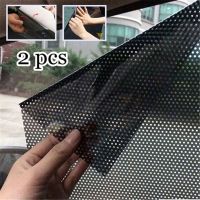 hot【DT】 2 Pcs Block Film Anti-UV Car Static Sunshade Stickers Window Glass Curtain Insulation Sunroof