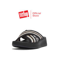 FITFLOP F-MODE CROCHET FLATFORM CROSS รองเท้าแตะผู้หญิง รุ่น GM9