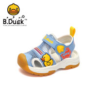 B.Duck รองเท้าเด็กรองเท้าแตะปิดนิ้วเท้าฤดูร้อนใหม่รองเท้าเด็กผู้หญิงเด็กรองเท้าเด็กกันลื่น