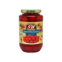 ?Promotion?  (x 1) เอสแอนด์ดับบลิว เชอรี่แดงมีก้าน 751 กรัม S&amp;W Red Maraschino Cherries W/Stem 751 g.