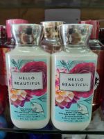 ครีมน้ำหอม Bath &amp; Body Works Hello Beautiful Body Cream 226g. ของแท้ (สินค้า1ชิ้น)