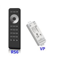 ♂ 4 Channel LED Dimmer 15A PWM Wireless RF 2.4G Remote Controller 4 Way LED Dimmer Switch for Single Color LED Strips 12V 24V DC