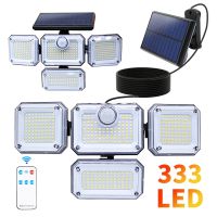 20w Solar Lights 108/122/138 LED Waterproof Outdoor Indoor Solar Lamp With Motion Sensor Adjustable Head Wide Lighting Angle