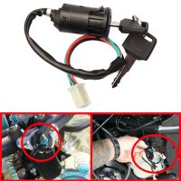 Universal 4 Pin Motorcycle Ignition Switch Key for Chinese Quad 4 Wheeler ATV Go Kart Sunl Roketa Kazuma 50cc 70cc 90cc 110cc Other Transmission Parts