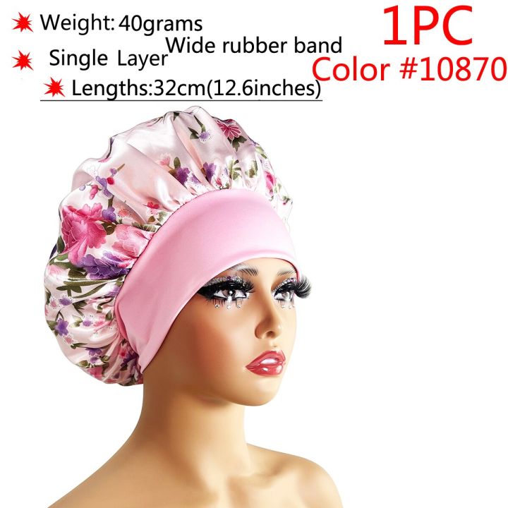 new-silk-sleeping-cap-night-hat-head-cover-bonnet-satin-cheveux-nuit-for-curly-hair-care-women-beauty-maintenance-designer-towels
