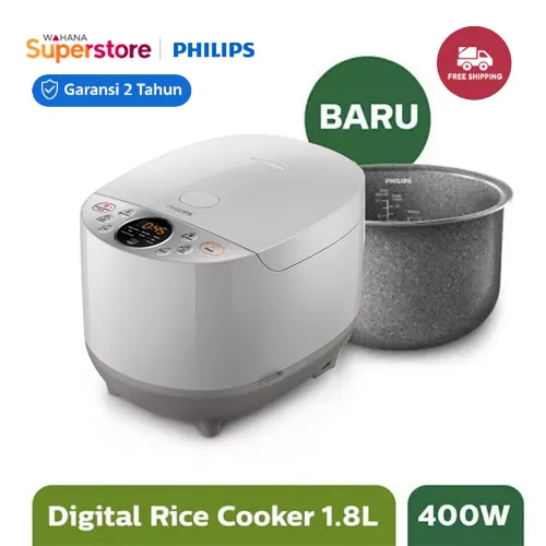 Philips Rice Cooker 1.8 Liter HD4515/30 AbuAbu Lazada Indonesia