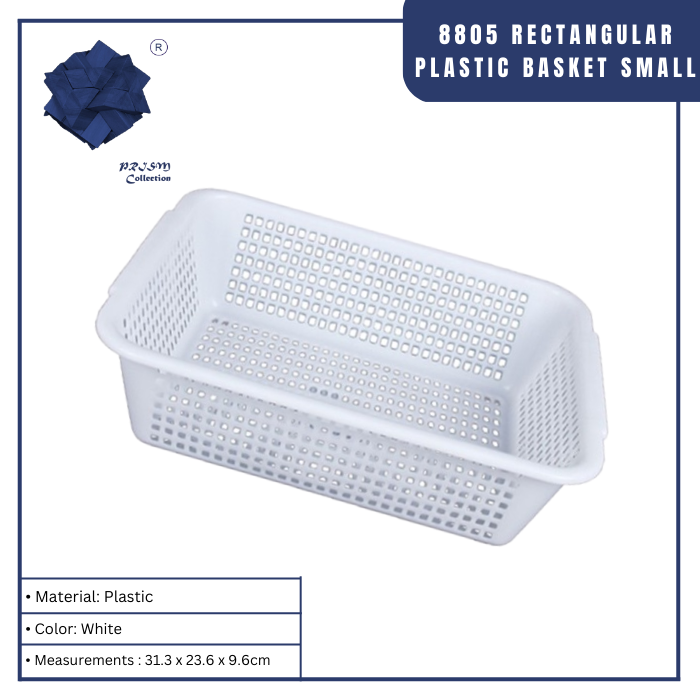 8805 Rectangular Plastic Basket Small Lazada PH