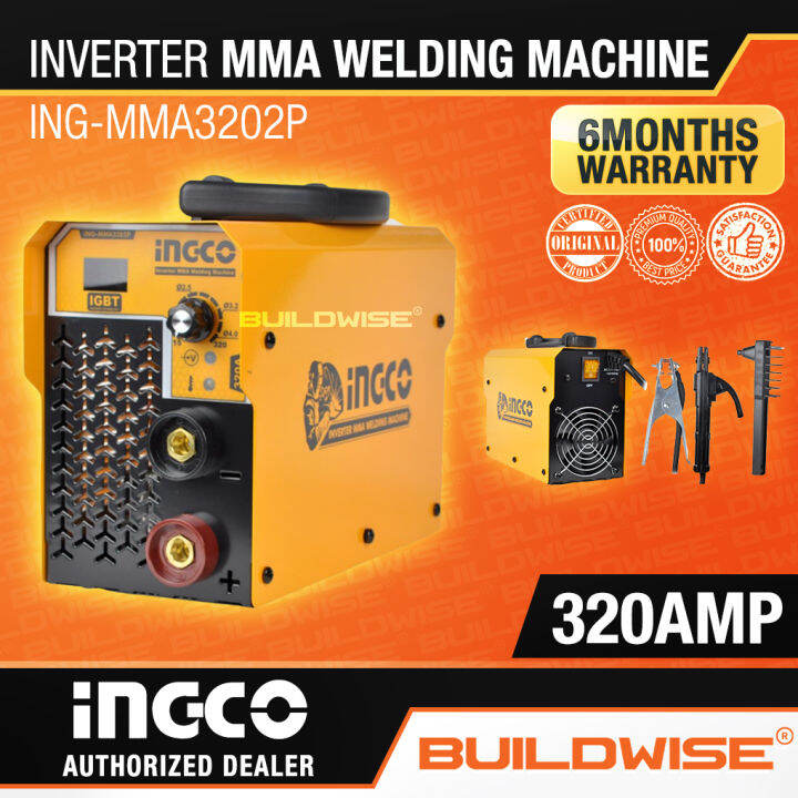 Ingco MMA Welding Machine 320A INGMMA3202P 「BUILDWISE®」 Lazada PH