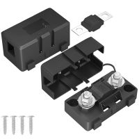 【YF】 MIDI Fuse Holder Automotive AMI Inline 30A 40A 50A 150A 200A ANS-H with Cover for Marine Cars Trucks Construction