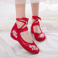 ผู้หญิงคุณภาพสูงจีนแบบดั้งเดิม String รองเท้า Lady Casual สีขาว Comfort Anti Skid Comfort รองเท้ารอบ Toe Flats G6184a