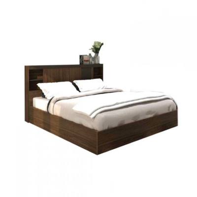 เตียงนอน HAVANA 5 ฟุต // MODEL : B-5161 ดีไซน์สวยหรู สไตล์เกาหลี มีช่องวางของหัวเตียง สินค้าขายดี แข็งแรงทนทาน ขนาด 163x217x100 Cm