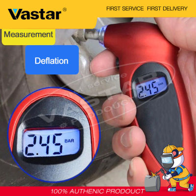 Vastarเกจวัดแรงดันยางดิจิตอล,เครื่องวัดความดันลมยางดิจิตอลPAlight 150 PSIสำหรับรถยนต์รถบรรทุกจักรยานรถจักรยานยนต์-Intl