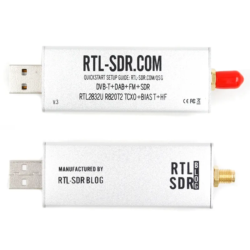 RTL SDR V3 R820T2 RTL2832U 1PPM TCXO SMA RTLSDR Software Defined Radio  Communication System 