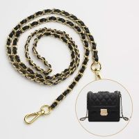 【CW】 118cm Purse Chain Crossbody Handbag Chains Leather Shoulder Straps Diy Part Accessory