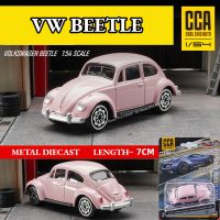 1/64 VW BEETLE Vintage Mini Car Model Metal Replica Scale Miniature Art Diecast Vehicle Ornament Gift Toy for Kid Boy Friend Die-Cast Vehicles