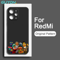 Guyon เคสซิลิโคนนิ่มสำหรับ  เสค Xiaomi Redmi 12 4G ดีไซน์ใหม่ลวดลายดั้งเดิมกันกระแทก