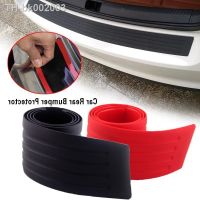 ๑ Universal 104cm 90cm Car Trunk Door Sill Plate Protector Rear Bumper Guard Rubber Mouldings Pad Trim Cover Strip Car Styling