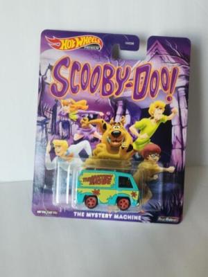 HOT WHEELS พรีเมี่ยม1:64 Scooby-Doowb100th เครื่องคอลเลกชันโลหะหล่อขึ้นรูปเครื่องประดับของเล่นรถลาก